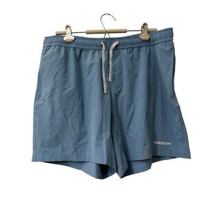 Bamboo Ave Blue Lightweight Athleisure Gym Running Shorts Mens Size 2XLarge